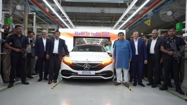 Electric Car Mercedes Benz EQS 580 Launches in India